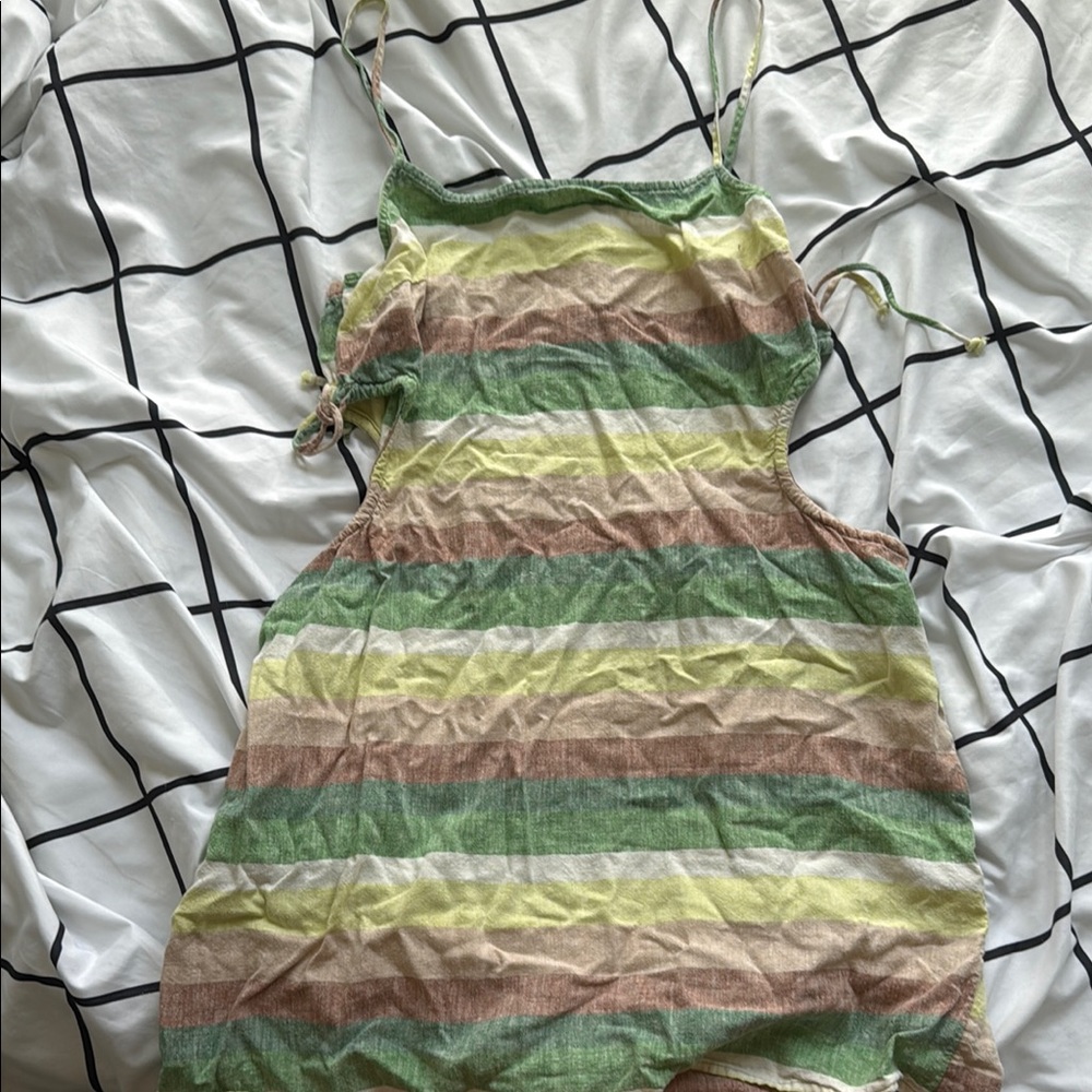 Aerie Multicolor Striped Dress
